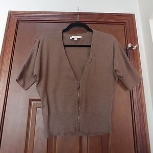 Loft Short Sleve Cardigan Size M